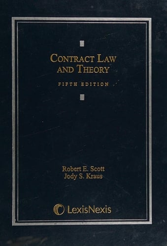 Contract Law and Theory