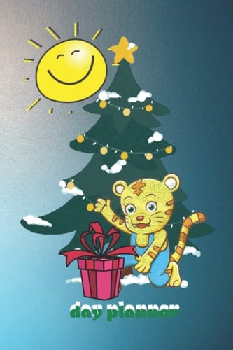 Diary with a New Year tree