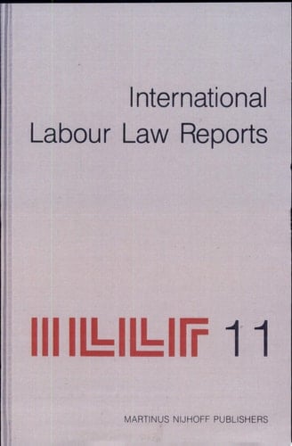 International Labour Law Reports