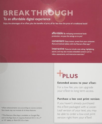 Helping Young Children Learn Language and Literacy: Birth Through Kindergarten, Pearson Etext