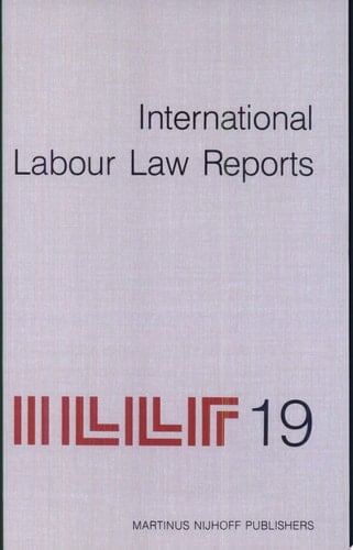 International Labour Law Reports