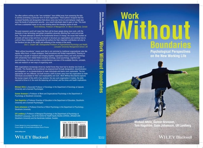 Work Without Boundaries Psychological Perspectives on the New Working Life