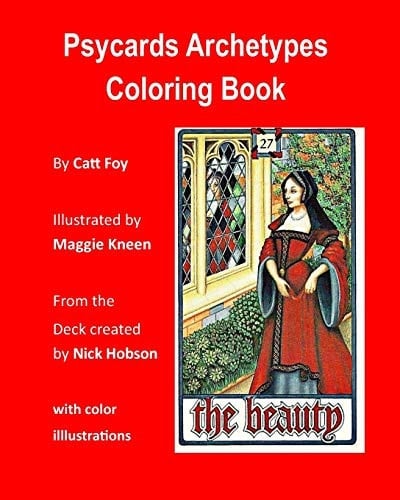 Psycards Archetypes Coloring Book Illustrated by Maggie Kneen