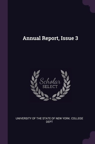 Annual Report, Issue 3
