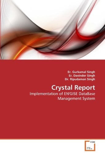 Crystal Report: Implementation of EN'GISE DataBase Management System