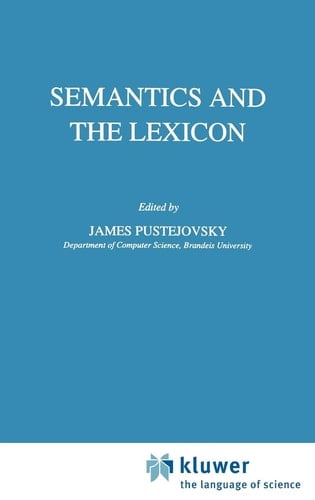 Semantics and the Lexicon
