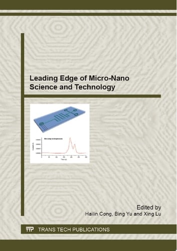 Leading Edge of Micro-Nano Science and Technology