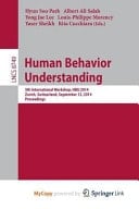 Human Behavior Understanding 5th International Workshop, Hbu 2014, Zurich, Switzerland, September 12, 2014, Proceedings
