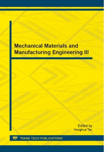 Mechanical Materials and Manufacturing Engineering III