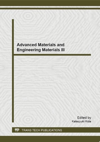 Advanced Materials and Engineering Materials III