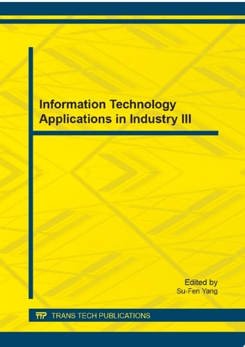 Information Technology Applications in Industry III