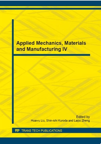 Applied Mechanics, Materials and Manufacturing IV