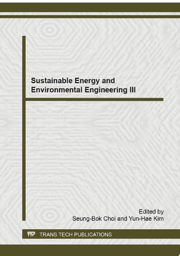 Sustainable Energy and Environmental Engineering III