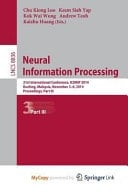 Neural Information Processing 21st International Conference, Iconip 2014, Kuching, Malaysia, November 3-6, 2014. Proceedings, Part III