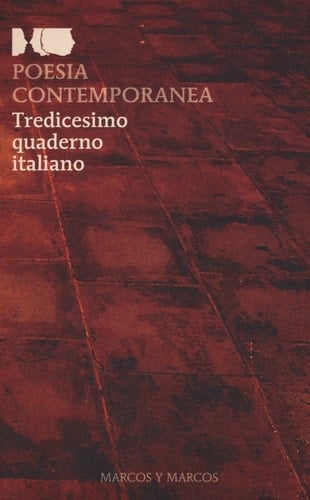 Poesia contemporanea tredicesimo quaderno italiano