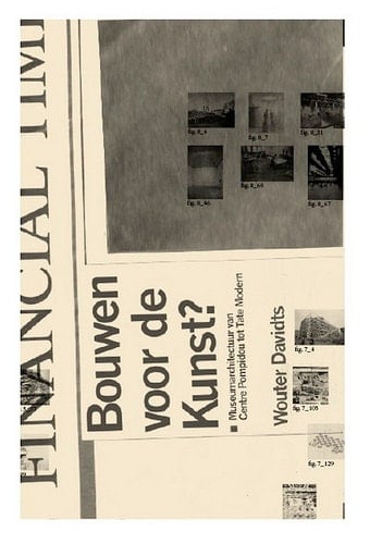 Bouwen voor de kunst ?: museumarchitectuur van Centre Pompidou tot Tate Modern. [Paperback] [Jan 01, 2006] Davidts, Wouter .