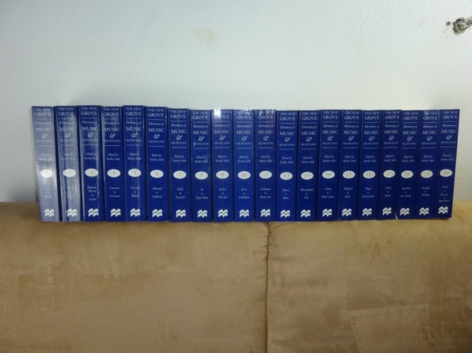 THE NEW GROVE DICTIONARY OF MUSIC AND MUSICIANS: VOLUME 24, SOURCES OF INSTRUMENTAL ENSEMBLE MUSIC TO TAIT.