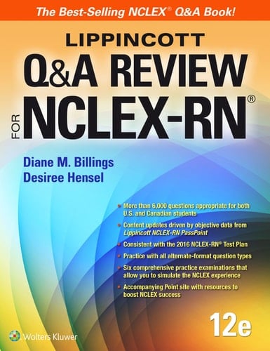 Lippincott Q&A Review for NCLEX-RN + Lippincott's NCLEX 10,000 Access Code