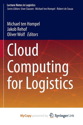 Cloud Computing for Logistics