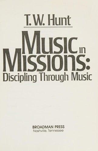 Music in Missions Discipling Through Music