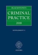 Blackstone's Criminal Practice 2018