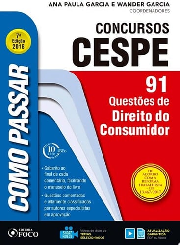 Como passar em concursos CESPE: direito do consumidor 91 questões de direito do consumidor