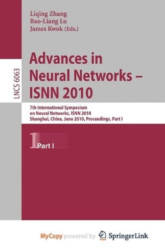 Advances in Neural Networks -- Isnn 2010
