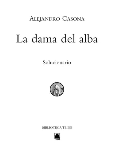Alejandro Casona, La dama del alba solucionario