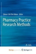 Pharmacy Practice Research Methods