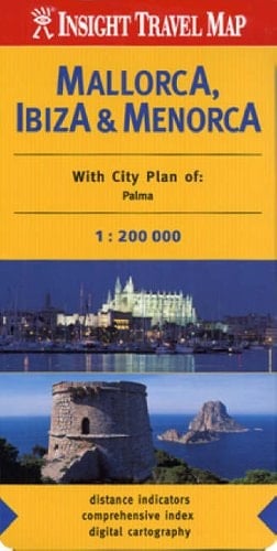 Mallorca, Ibiza, Menorca Insight Travel Map