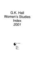 Women's Studies Index, 2001