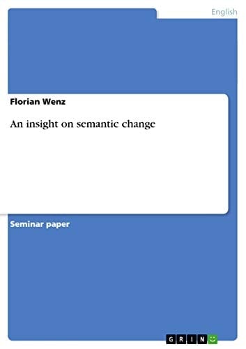 An Insight on Semantic Change