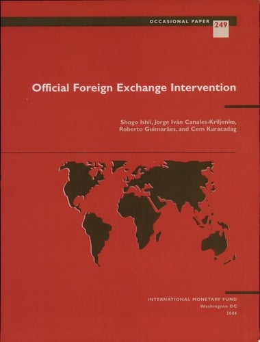Official Foreign Exchange Intervention