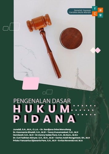 Pengenalan Dasar Hukum Pidana