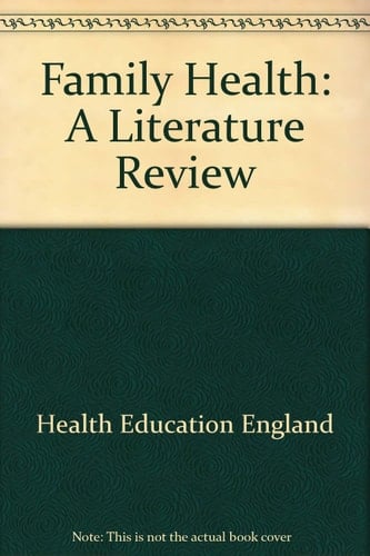 Family Health A Literature Review