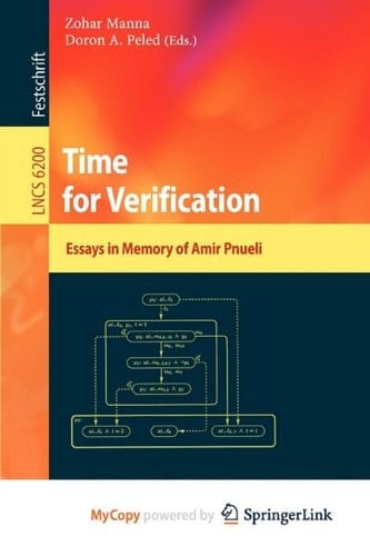 Time for Verification Essays in Memory of Amir Pnueli