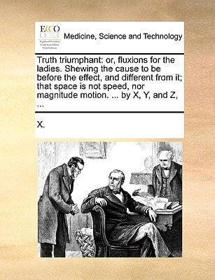 Truth triumphant: or, fluxions for the ladies. Shewing the cause to be before the effect, and different from it; that space is not speed, nor magnitude motion. ... by X, Y, and Z, ...