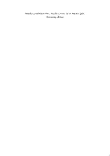 Becoming a Priest Canonical Discipline and Criteria on Suitability for Candidates