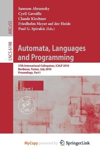 Automata, Languages and Programming