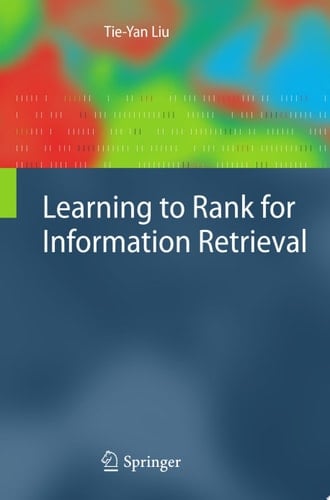 Learning to Rank for Information Retrieval