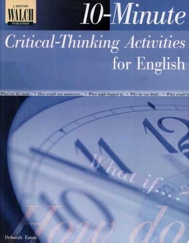 10-Minute Critical-Thinking Activities for English