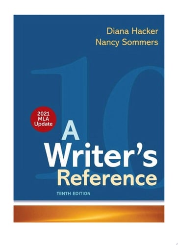 A Writer's Reference with 2021 MLA Update