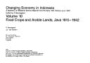 Food Crops and Arable Lands, Java 1815-1942