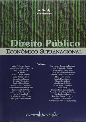Direito Público Econômico Supranacional