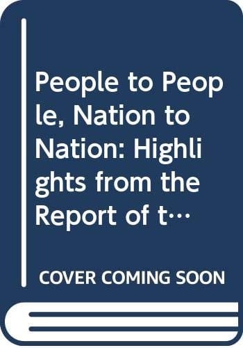 People to People, Nation to Nation Highlights from the Report of the Royal Commission on Aboriginal Peoples