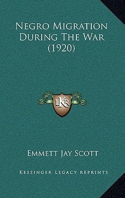 Negro Migration During The War (1920)