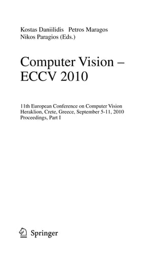 Computer Vision -- ECCV 2010