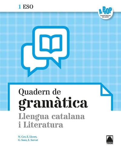 Llengua catalana i literatura, 1 ESO. Quadern de gramàtica