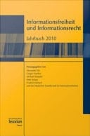 Informationsfreiheit und Informationsrecht Jahrbuch 2010