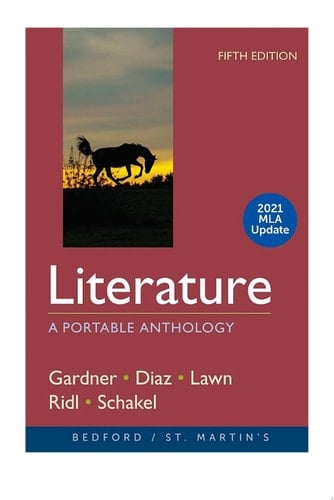 Literature with 2021 MLA Update A Portable Anthology